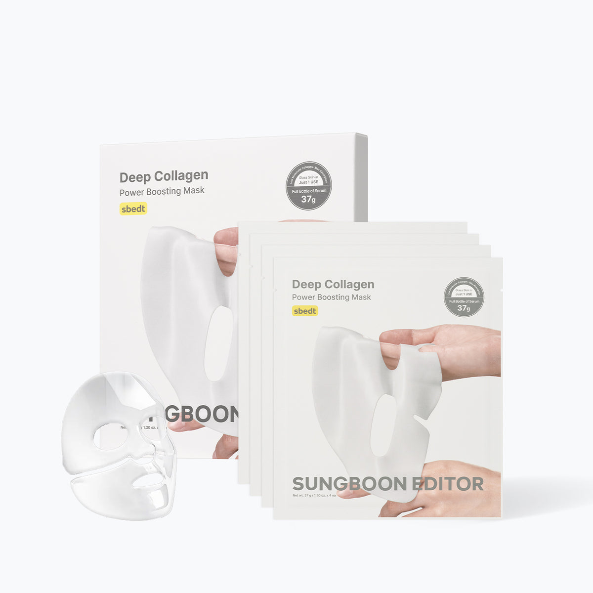 SUNGBOON EDITOR Deep Collagen Power Boosting Mask 37g 4s/ box