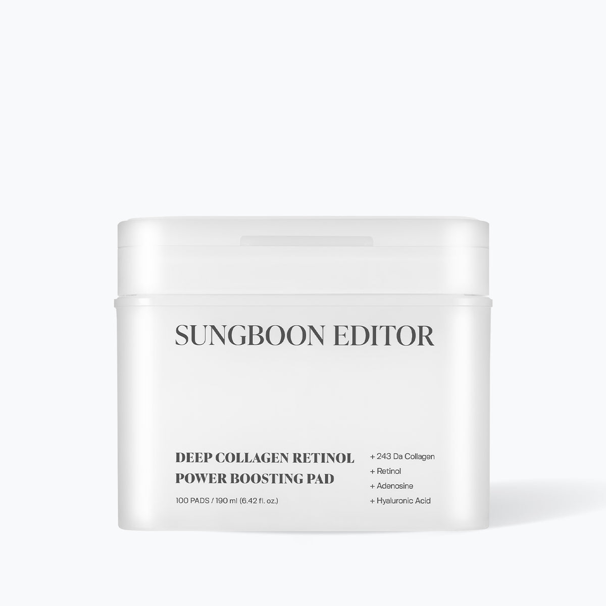 SUNGBOON EDITOR Deep Collagen Retinol Power Boosting Pad 100pcs 190ml