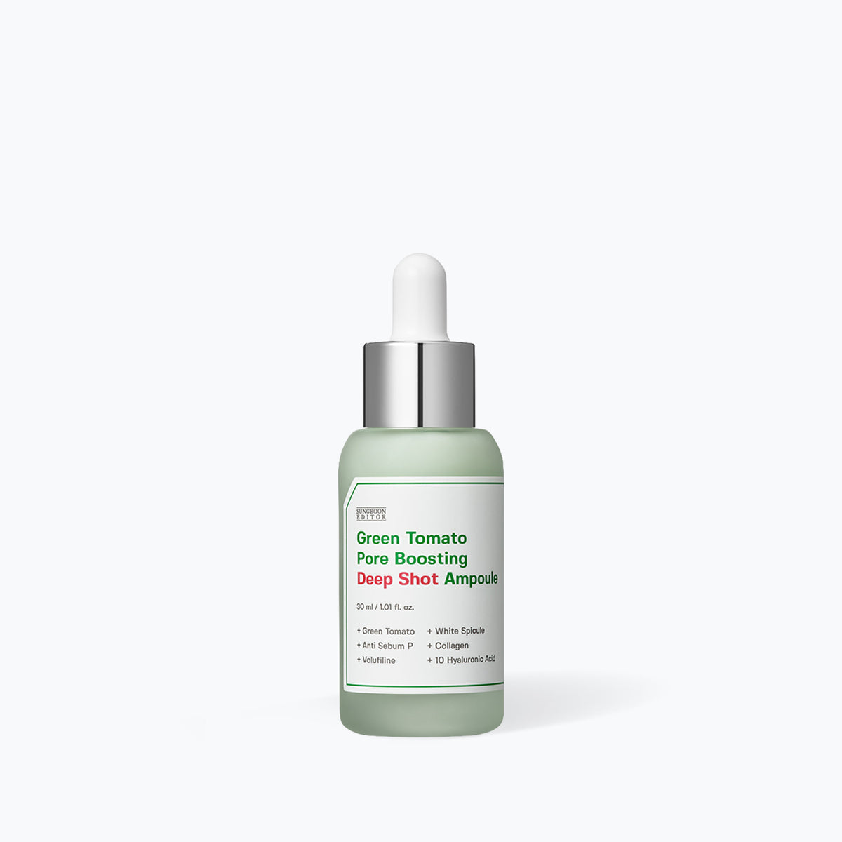 SUNGBOON EDITOR Green Tomato Pore Boosting Deep Shot Ampoule 30ml