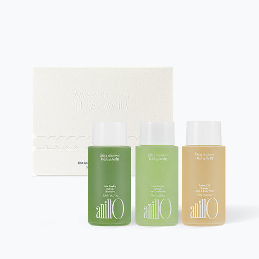 ANILLO Lime Sunday & Amber528 Shower Trio Set
