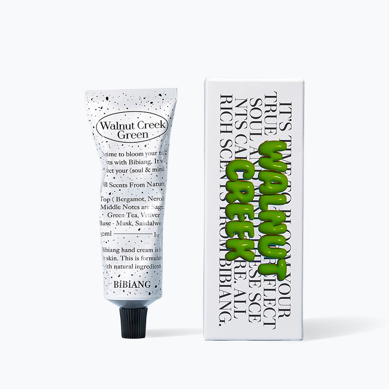 BIBIANG Perfume Hand Cream 50ml - Walnut Creek Green