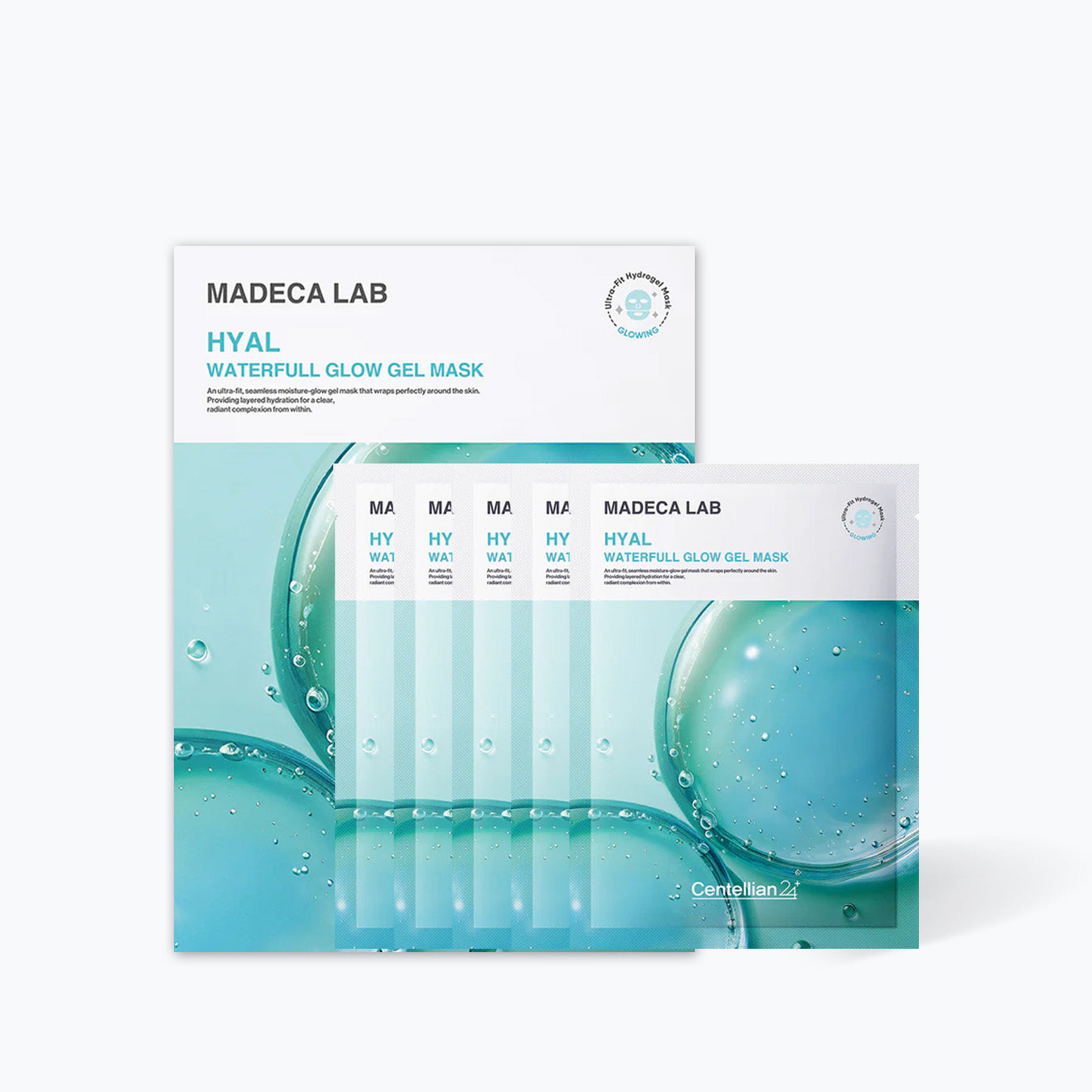 CENTELLIAN24 Hyal Waterfull Glow Gel Mask (22ml*5ea)