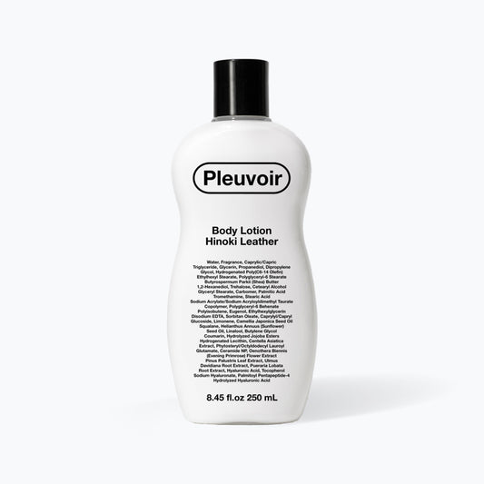 PLEUVOIR Body Lotion Hinoki Leather 8.45 fl.oz 250ml