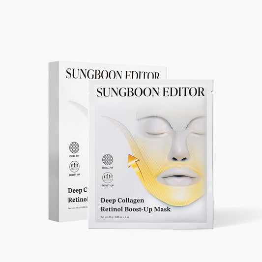 SUNGBOON EDITOR Deep Collagen Retinol Tension Boost Up Mask Set 4pcs 25g