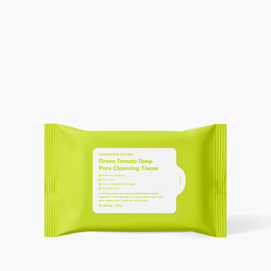 SUNGBOON EDITOR Green Tomato Deep Pore Cleansing Tissue 10s